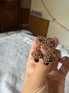 Assorted Jhumka Earrings - 6 Pair