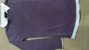 Long-sleeved collared shirt