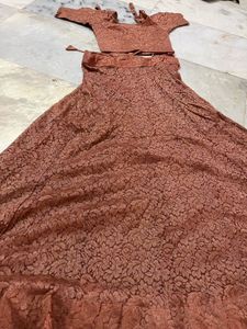 Peach Lehenga