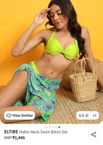 Only Bikini set-400, with sarong-800