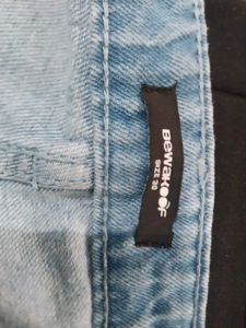 Wide Leg Baggy Blue Jeans