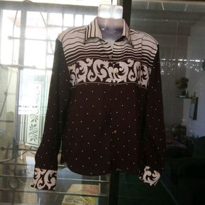 Brown Color Top For Girls