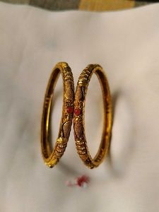 Gold Plated Bangle Set