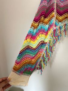 Boho Crochet Shrug