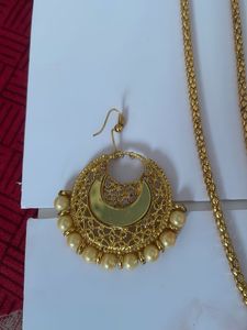 Elegant Gold-Toned Jewelry Set