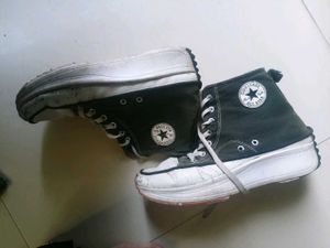 Black Converse High-Top Sneakers