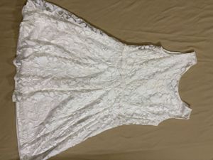 Pretty White Lace Skater Dress 👗