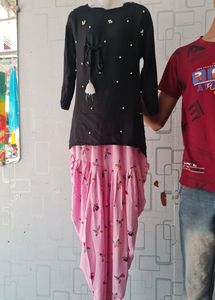 Dhoti Dress Size- 10 To 12 Year&#39;s