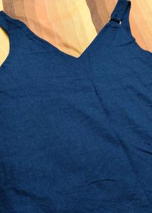 THE PITTA Women Blue Regular Fit Casual Dress