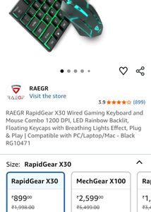 Wired Gaming Keyboard and Mouse