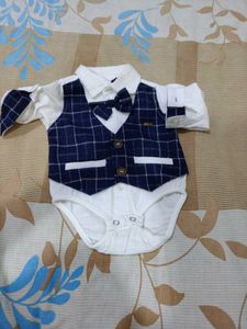 Baby Boy Party Wear Onesie For 3-6 Months