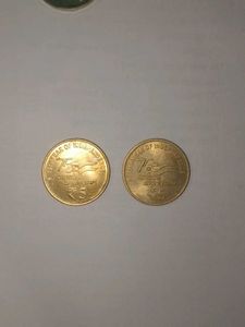 Five Rupees 75YEAR On INDIPENDENCE COIN (pack Of 2