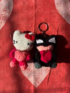 !!RESTOCK!! Crochet Hello Kitty And Batman