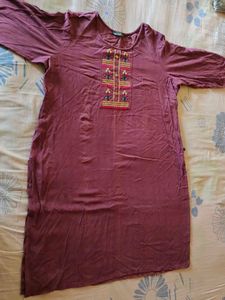 Avaasa Purple Kurti - XXL [44]