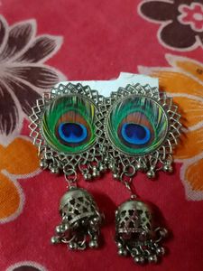 Peacock Design Earring