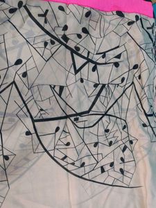 Abstract Print Saree