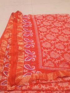 Elegant Floral Saree