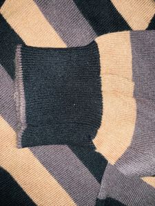Striped Knit Sweater