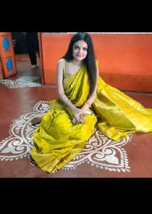 Elegant Yellow Saree