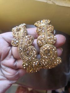 Golden Stone Bangles