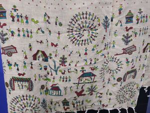 Warli Art Dupatta