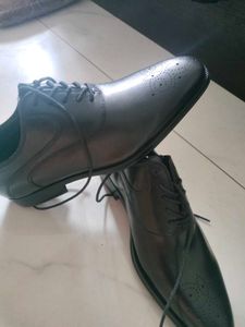 Aldo Brand New Formal Black Leather Shoes