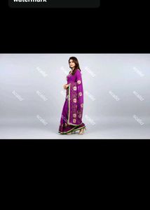 Elegant Purple Saree