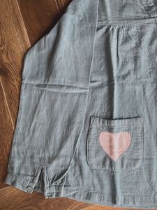Pink Heart Pajama Set (M Size)
