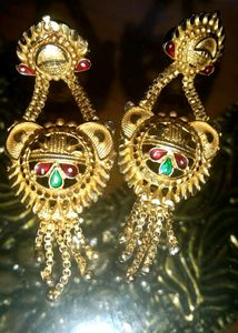 Gold Earrings ( Pack Of 2)