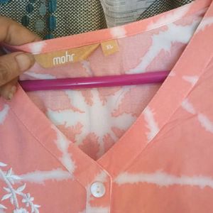 Beautiful Peach Kurta