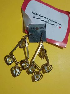 Heart Drop Earrings