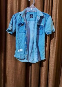 Combo of 2 Puma Tshirt N A Denim Shirt 8 To 9 Year