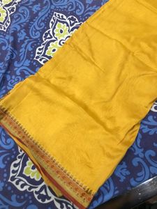 Mustard Saree