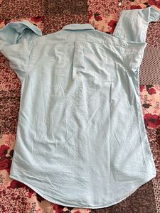 Polo ralph lauren shirt aqcua blue colour