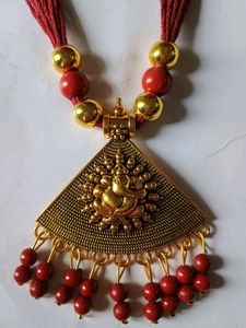 Red Beads Jewellery Set