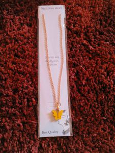 Butterfly Charm Necklaces (Set Of 5 Chains)
