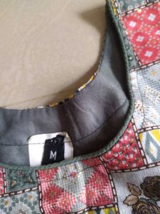 Patchwork Print Kurta