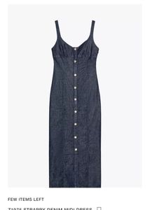 Zara Denim Button-Down Dress