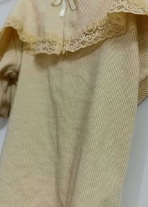 Cute Lace Trim Cami Top