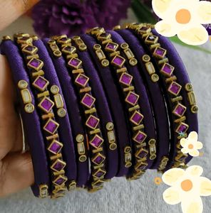 silk thread Bangles set
