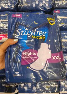 Stayfree Nights XXL Pads - 40 Count