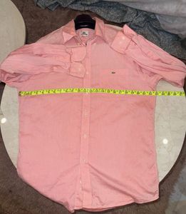 Lacoste Pink Long Sleeve Shirt