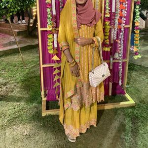 Pure Crepe Pakistani Dress