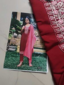 Red Kurta Set