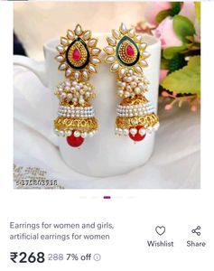 Brand New Jhumka Earrings 30rs Off