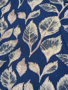 Leaf Print Button-Down Shirt