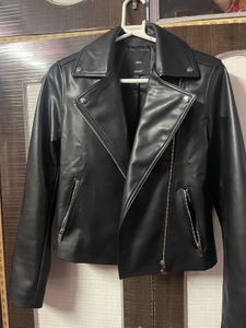mango leather jacket