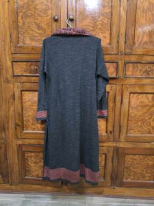 Stylish Grey Tunic with Scarf