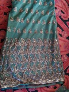 Teal Indian Kurti Top