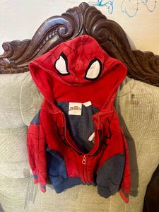 Marvel Spiderman Zip-Up Hoodie 2-3 Years